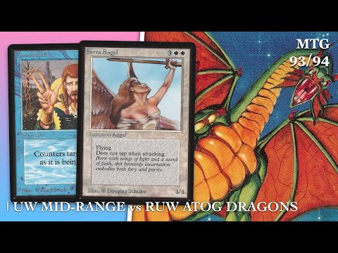 UW Mid-Range vs RUW Atog Dragons, Top 8 KOT X | Old School Magic #mtg9394 801