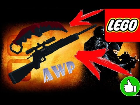 керамбит и AWP из CS:GO // Lego инструкция по сборке