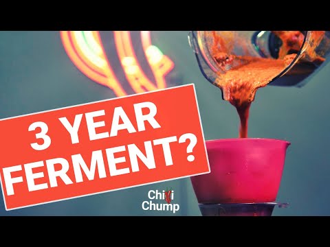 3 Year Hot Sauce Fermentation