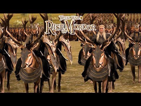 Rise Of Mordor - Woodland Realm Combat Against Rohan  - LOTR  Cinematic Battle