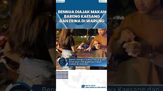 Bennu Sorumba Diajak Makan Bareng Kaesang dan Erina di Warung Pinggir Jalan
