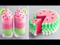 Oddly Satisfying Rainbow Cake Decorating Compilation | So Yummy Colorful Cake Tutorials