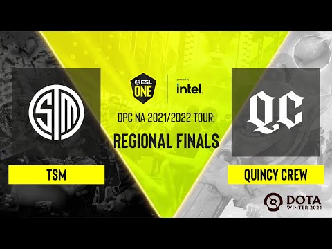 Dota2 - Quincy Crew vs. TSM FTX - Game 2 - DPC NA 2021/2022 Tour 1: Regional Finals