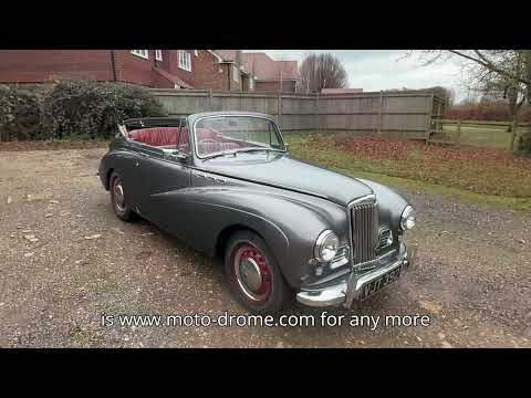 Thumbnail for motodrome 1955 Sunbeam Talbot 90 Mark III drop head coupe for sale walkaround by Car