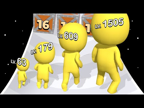 PUSH HARDER 3D: Level Up Runner Man (Freeplay, Max Level)