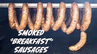 SMOKED  - BREAKFAST SAUSAGES - sausage making at home
