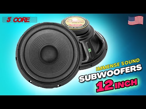 5 Core 10 Inch Subwoofer Speaker • 750W Peak • 8 Ohm Replacement DJ Pro Audio Bass Sub Woofer • w 1.25" Voice Coil • 23 Oz Magnet- WF 10120 8OHM image 13