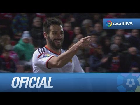 Golazo de Negredo (0-1) en el Granada CF - Valencia CF - HD