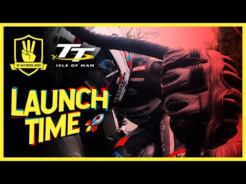 Isle of Man TT 2022 ⚡️ LAUNCH TIME 🚀 3 WHEELING.MEDIA SIDECAR RACE 1. Thrilling onboard action! 🏁