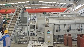 Aluminum De-coating Machine: From UBC to High-quality Recycled Metal