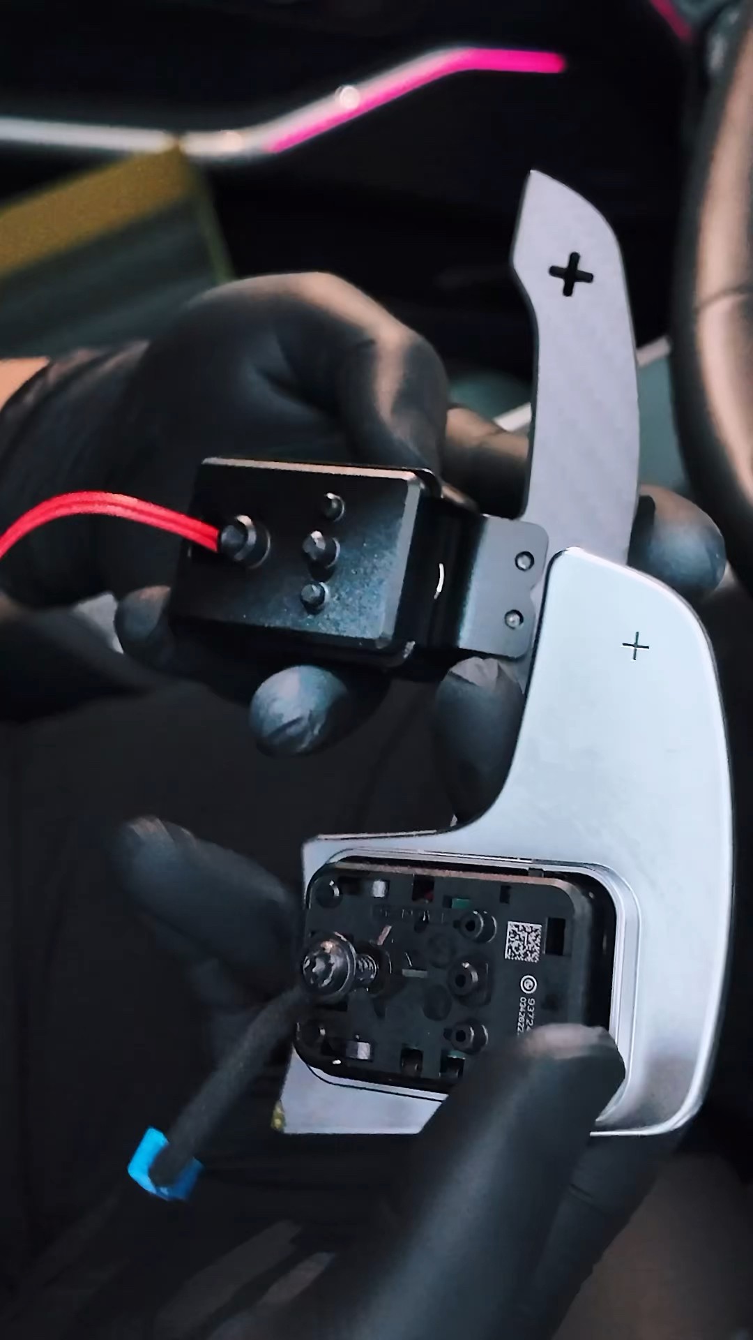 #JQwerks magnetic paddle shifter #BMW #GRsupra #GFORCE