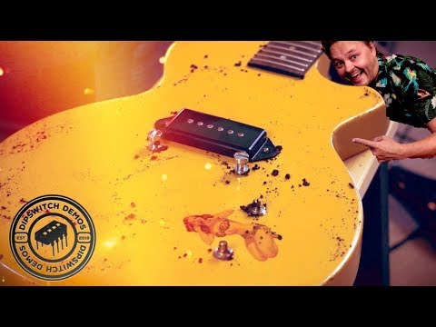 Cracking the lacquer on my Les Paul Jr... Danish Pete style!