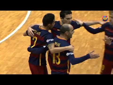 FCB Futsal: Wilde fantastic goal vs Ribera Navarra (0-2)