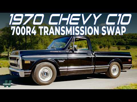 OVERDRIVE: 1970 Chevrolet C10 Automatic Trans Swap | From 3-speed TH350 to a 4-speed TH700-R4