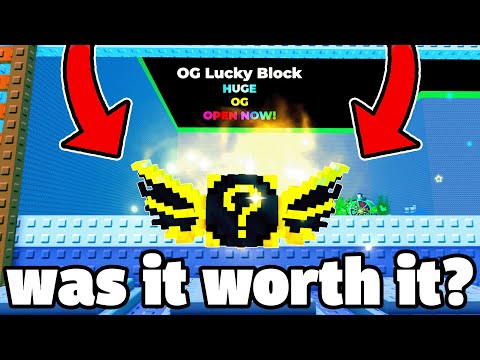 i got my FIRST EVER *HUGE OG* LUCKY BLOCK...