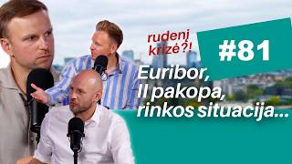 NT Tiesiogiai #81. Rudenį laukia krizė? EURIBOR, NT mokesčiai, rinkos situacija.