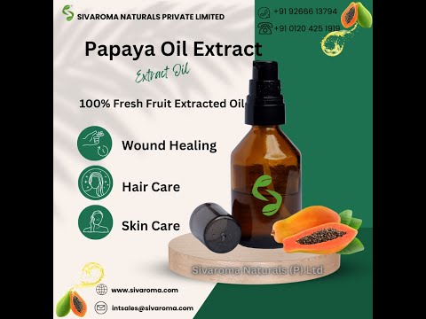 Papaya oil extract, liquid
