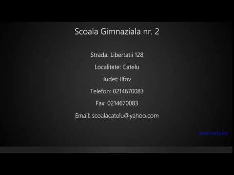Scoala Gimnaziala nr. 2 Catelu