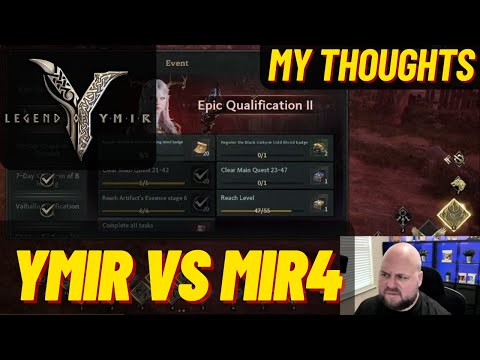 Legend of Ymir vs Mir4 - Review of the Game and Recent Update!