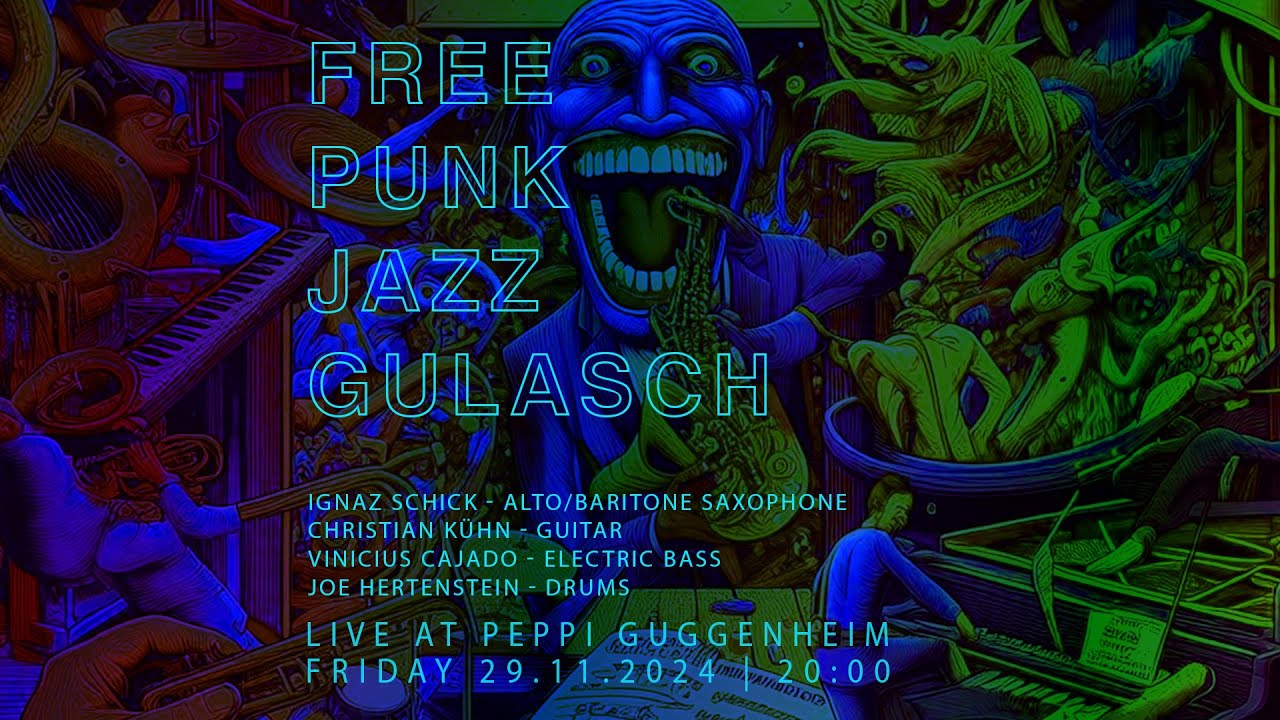 Peppi Guggenheim Berlin Live Concert: Free Punk Jazz Gulasch