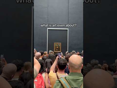 What is art even about #paris #louvre #art