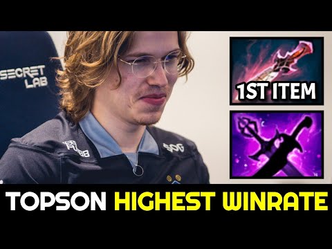TOPSON Highest Winrate Hero in This Week — Witch Blade First Item Dota 2