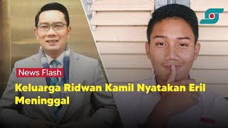 Keluarga Ridwan Kamil: Eril Sudah Berpulang ke Rahmatullah