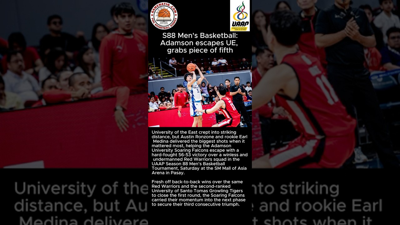 UAAP Men's Basketball: Adamson survives UE