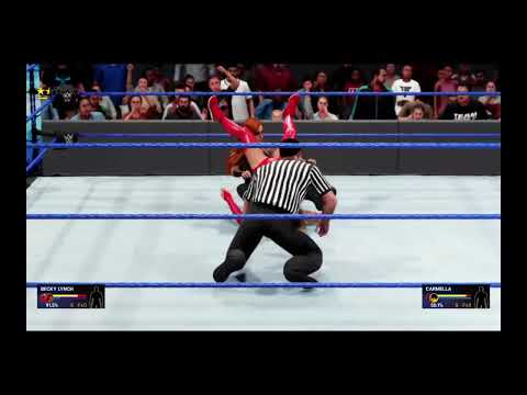 WWE 2k19 Becky Lynch vs. Carmella SMACKDOWN