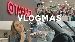 VLOGMAS DAY 16: mini target adventure + rainy day errands