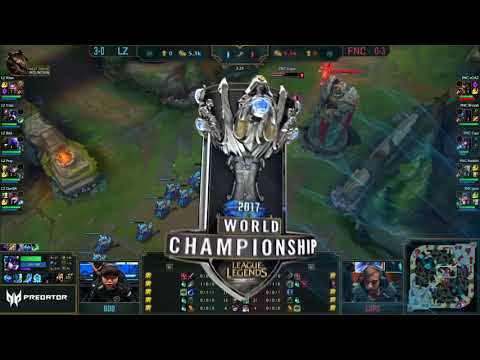 [2017 Worlds] Group Stage - D5 G2 - LZ vs FNC - League of Legends - Longzhu Gaming vs Fnatic