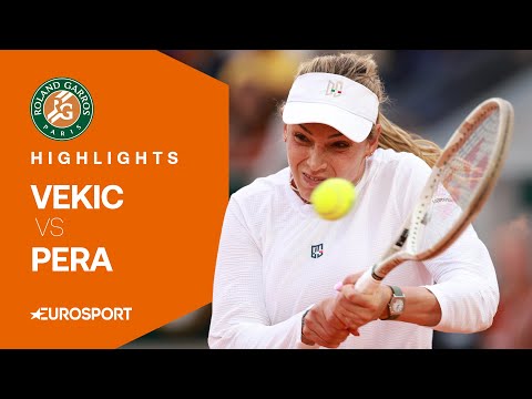 Donna Vekic vs Bernarda Pera | Round 2 | French Open 2025 Highlights 🇫🇷