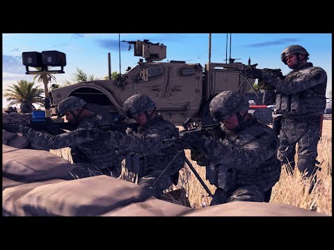 US RANGERS Defend MILITARY BASE! - Call to Arms: Modern Men of War Battle Simulator