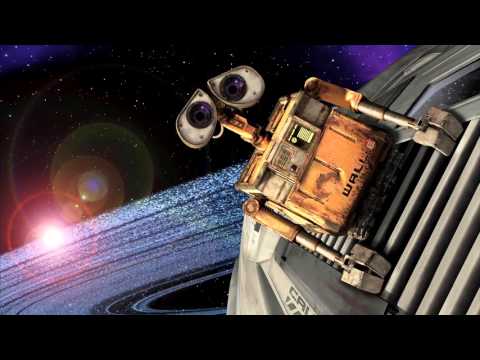 WALL-E, EVA, BURN-E, cockroach, robots. Cartoon characters. Of WALL-E animated film. Slideshow.