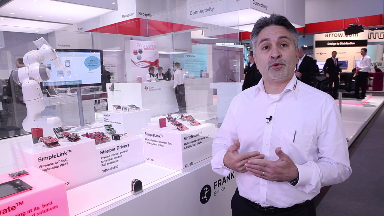 FRANKA presents TI products for Industrial Connected Robots