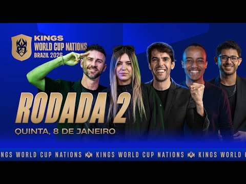 🇧🇷 👑 Kings World Cup Nations 2026 👑 Rodada 2 Dia 4 | Índia vs México | Catar vs Brasil