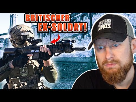 ER ZERSTÖRT ALLE! - Britischer Ex-Soldat im Airsoft Kampf! | Fritz Meinecke reagiert