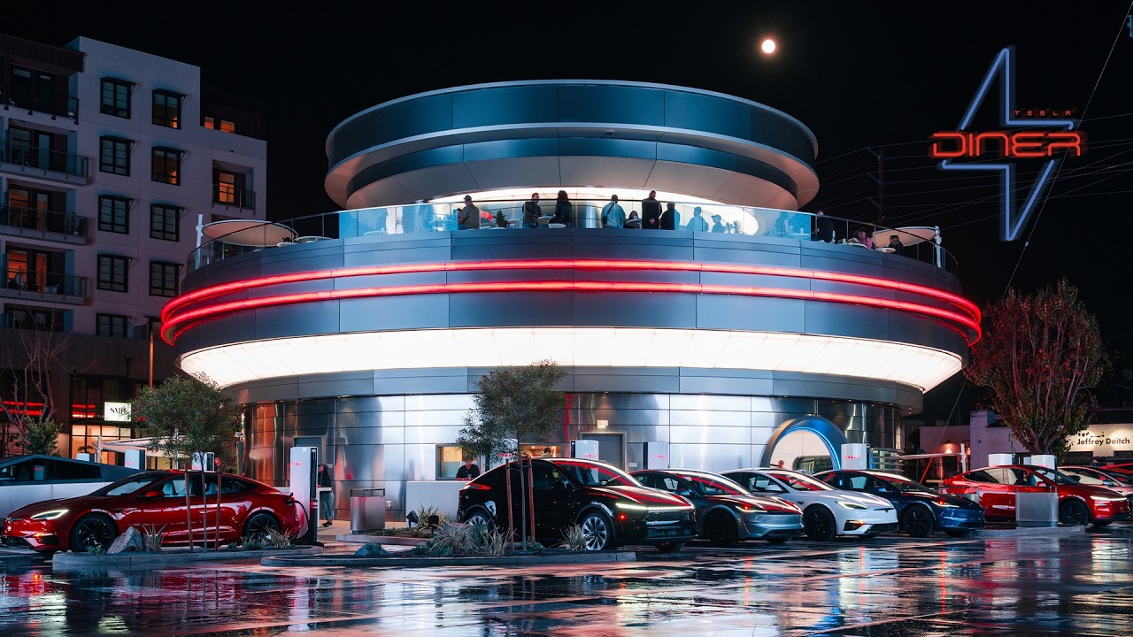 Tesla Diner | Open 24/7 - YouTube