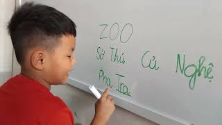 How to write Vietnamese for kids  😍🌳❤️🍀🌿 Bé học viết tiếng Việt