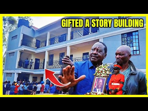 BREAKING! BODYGUARD MAURICE OGETA GIFTED HIS FAMILY MEMBERS A STORY BUILDING GIVEN BY RAILA ODINGA