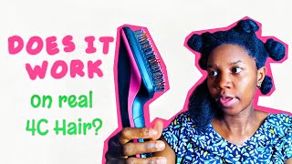 I Tried The Revlon Hair Dryer Brush on my Natural 4c Hair | Honest Review 