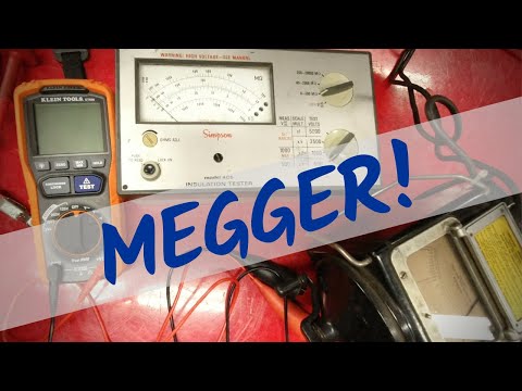 The Differences Between Megohmmeters - Klein ET600 vs Simpson 405 vs Biddle 7675 Meters