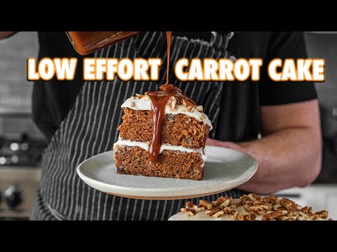 Low Effort Carrot Cake That Anyone Can Make