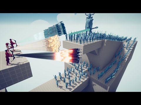 100x ICE ARMY + ICE KING vs. 3x GODS | TABS - Totally Accurate Battle Simulator