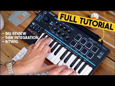 Обзор MIDI-клавиатуры Nektar Impact LX Mini