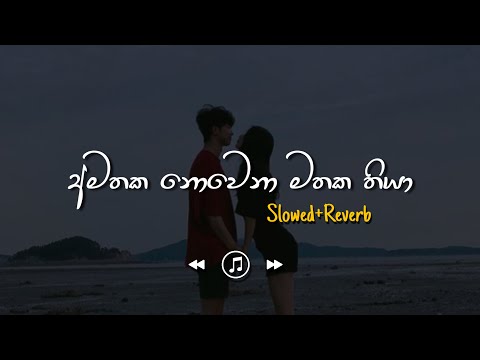 Amathaka Nowena Mathaka - අමතක නොවෙනා මතක (Slowed+Reverb)