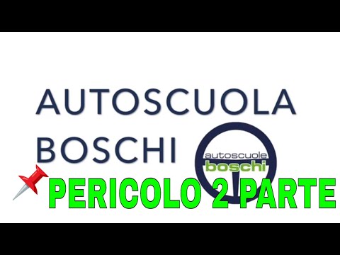 🔺 Segnali di pericolo 2 parte | concetti di teoria | Autoscuola Boschi