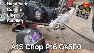 Download lagu Installing Billet Harley-Davidson Forward Controls on a Custom AJS Chopper | Handmade Fabrication mp3