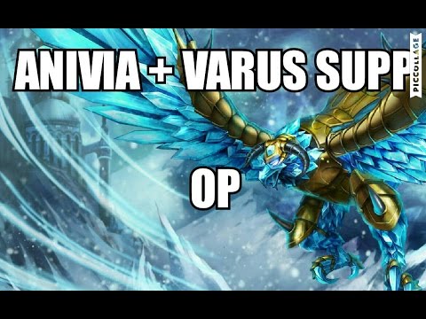 ANIVIA + VARUS BOT SUPP OP (LEAGUE OF LEGENDS)///LEAGUEYASOU