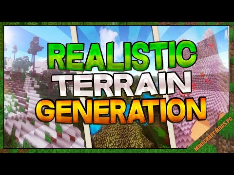 Realistic Terrain Generation Mod 1.12.2 - Minecraft Mods for PC